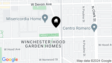Map of 6220 N RIDGE Avenue Unit: S101, Chicago IL, 60660