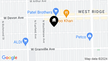 Map of 6307 N Talman Avenue, Chicago IL, 60659