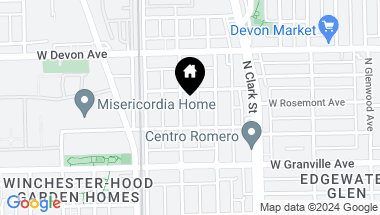 Map of 6321 N Hermitage Avenue, Chicago IL, 60660