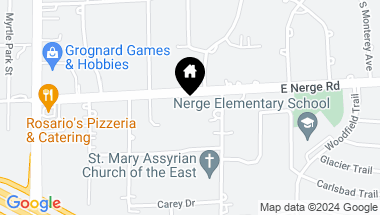 Map of 279 E Nerge Road, Roselle IL, 60172
