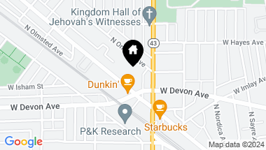 Map of 6451 N Northwest Highway Unit: A2N, Chicago IL, 60631
