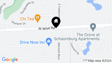 Map of 435 W Wise Road, Schaumburg IL, 60193