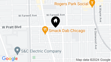 Map of 1624 W Columbia Avenue Unit: 1N, Chicago IL, 60626