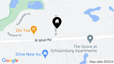 Map of 1111 S Cedarcrest Drive, Schaumburg IL, 60193