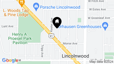 Map of 6940 N Kedvale Avenue, Lincolnwood IL, 60712