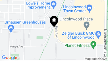 Map of 6995 N Central Park Avenue, Lincolnwood IL, 60712