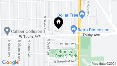 Map of 7308 W Touhy Avenue, Chicago IL, 60631