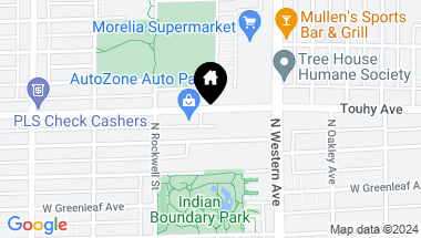 Map of 2501 W TOUHY Avenue Unit: 202, Chicago IL, 60645