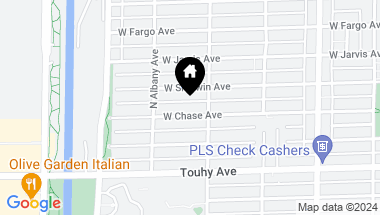 Map of 3018 W Chase Avenue, Chicago IL, 60645