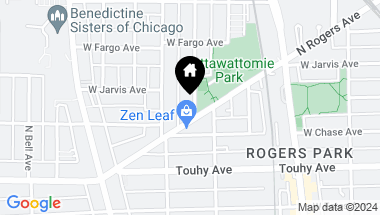 Map of 7320 N Rogers Avenue Unit: 513, Chicago IL, 60626