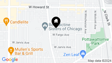 Map of 2100 Fargo Avenue, Chicago IL, 60045