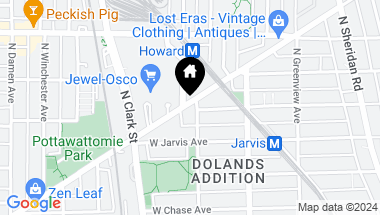 Map of 7430 N Paulina Street, Chicago IL, 60626