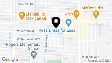 Map of 2515 W Jerome Street, Chicago IL, 60645