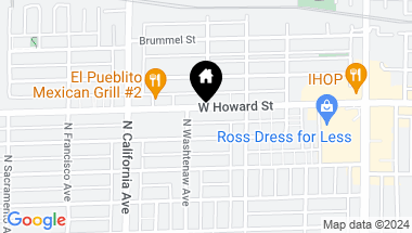 Map of 2639 W Howard Street, Chicago IL, 60645