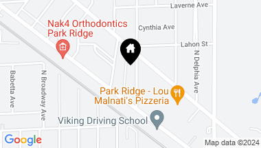 Map of 720 N Western Avenue Unit: 3, Park Ridge IL, 60068
