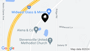Map of 5363 Red Arrow Highway, Stevensville MI, 49127