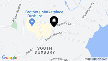Map of 36 Washington St, Duxbury MA, 02332