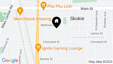 Map of 8237 Kilpatrick Avenue, Skokie IL, 60076