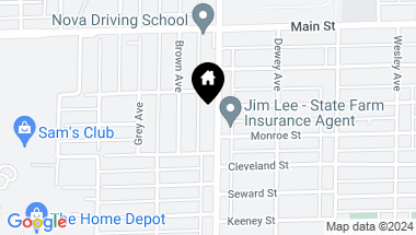 Map of 738 Dodge Avenue, Evanston IL, 60202