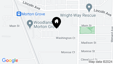 Map of 8316 AVALON Drive, Morton Grove IL, 60053