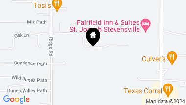 Map of 2746 Sanctuary Drive, Stevensville MI, 49127