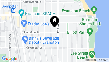 Map of 1200 Forest Avenue, EVANSTON IL, 60202