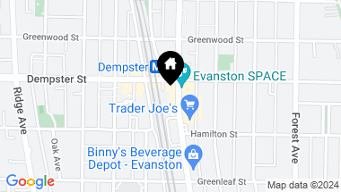 Map of 1236 Chicago Avenue Unit: 604, Evanston IL, 60202