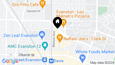 Map of 800 Elgin Road Unit: 907, Evanston IL, 60201