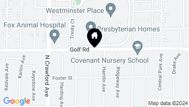 Map of 3825 Golf Road, Evanston IL, 60203