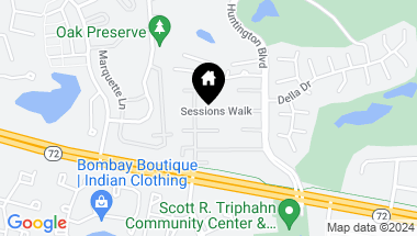 Map of 1798 SESSIONS WALK, Hoffman Estates IL, 60169