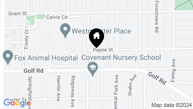 Map of 3030 Payne Street, Evanston IL, 60201
