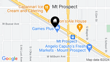 Map of 137 W Prospect Avenue, Mount Prospect IL, 60056