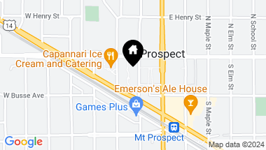Map of 10 S Wille Street Unit: 203, Mount Prospect IL, 60056