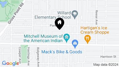 Map of 3023 Hartzell Street, Evanston IL, 60201