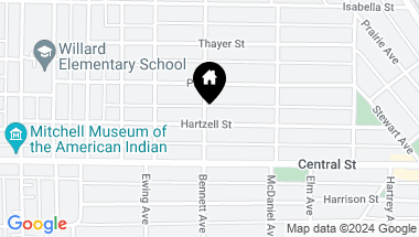 Map of 2623 Hartzell Street, Evanston IL, 60201
