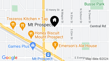 Map of 5B S Emerson Street, Mount Prospect IL, 60056