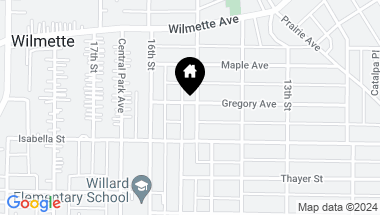 Map of 125 15th Street, Wilmette IL, 60091