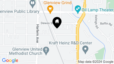 Map of 1766 Henley Street, Glenview IL, 60025