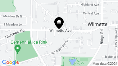 Map of 2119 Wilmette Avenue, Wilmette IL, 60091
