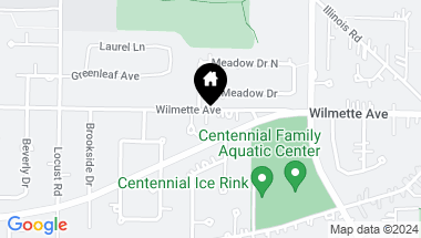 Map of 2429 Wilmette Avenue, Wilmette IL, 60091