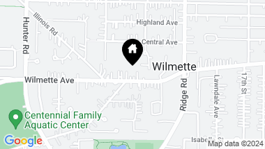 Map of 2012 Wilmette Avenue, Wilmette IL, 60091