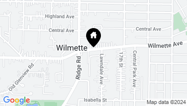 Map of 1811 Wilmette Avenue, Wilmette IL, 60091