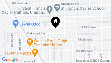 Map of 824 Oakwood Avenue, Wilmette IL, 60091