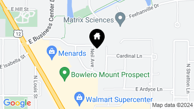 Map of 301 Neil Avenue, Mount Prospect IL, 60056