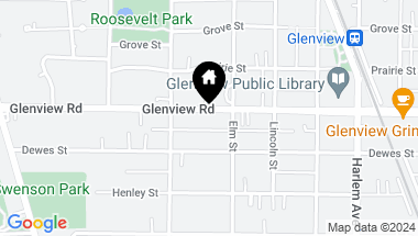 Map of 2117 Glenview Road, Glenview IL, 60025