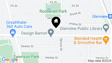 Map of 2212 Glenview Road, Glenview IL, 60025