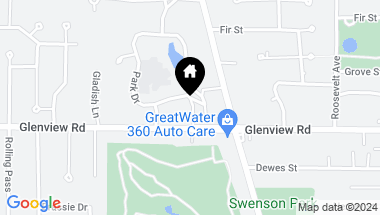 Map of 110 Park Drive, Glenview IL, 60025