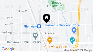 Map of 1847 Grove Street, Glenview IL, 60025