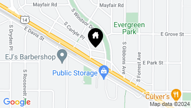 Map of 1510 E Northwest Highway, Arlington Heights IL, 60004