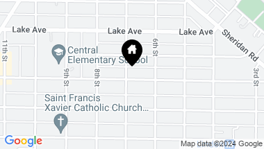 Map of 630 Central Avenue, Wilmette IL, 60091